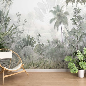 3D Fantasy Misty Forest L2995 Entfernbare Tapete Selbstklebende Tapete Extra Großes Wandbild zum Abziehen & Aufkleben AJ WALLPAPERS