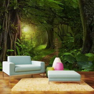 3D Friedliche Waldzeit R4416 abnehmbare Tapete selbstklebend Tapete extra groß Peel & Stick Tapete Tapete Wandbild AJ WALLPAPERS