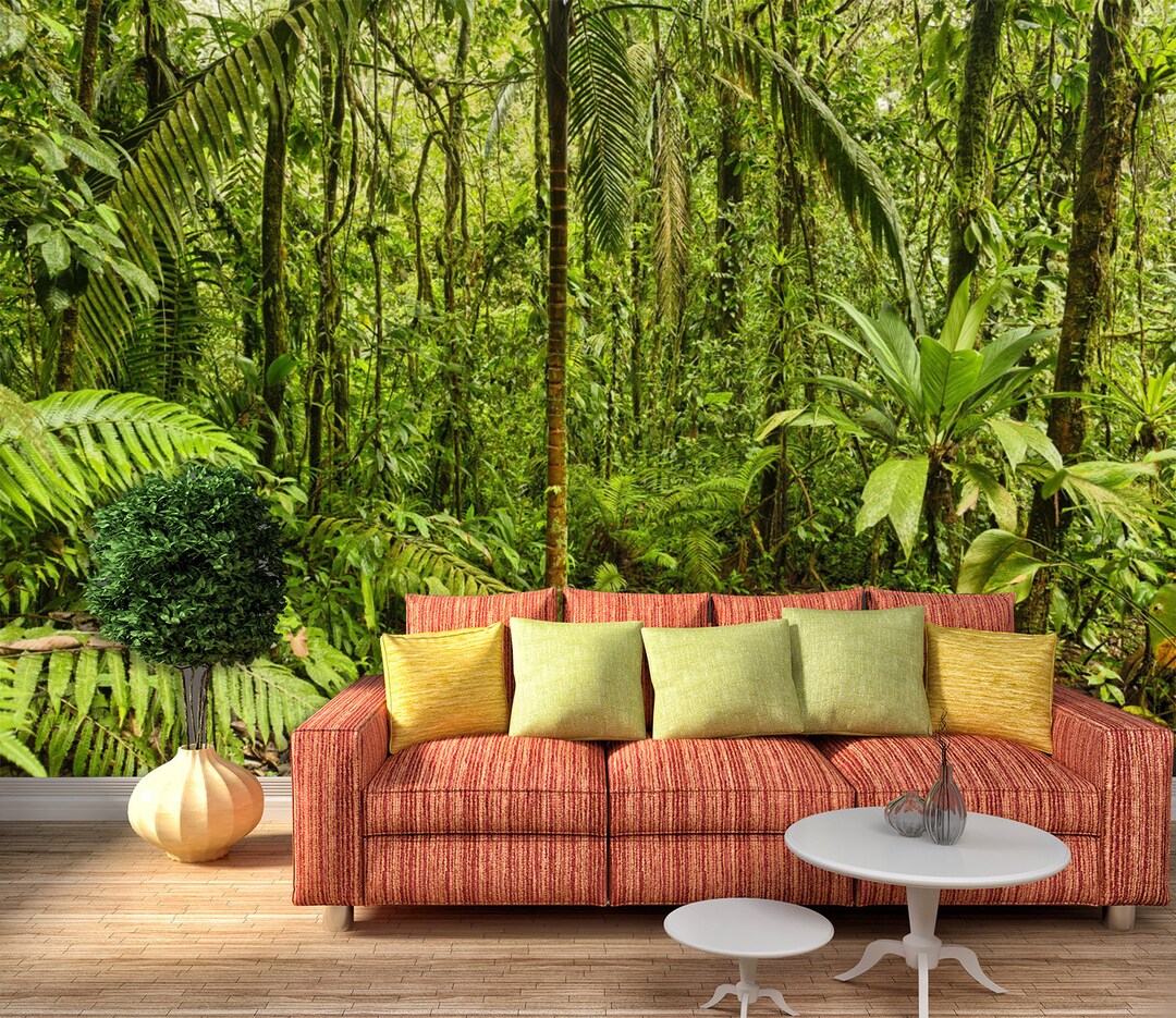 3D Botanical Forest R10110 Removable Wallpaper Self Adhesive Wallpaper ...