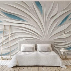 3D Belle Linee A401 Sfondo Rimovibile Auto Adesivo Extra Grande Buccia & Bastone Sfondo Mural AJ WALLPAPERS