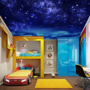 3D Galaxy Dream CA3259 Deckentapete abnehmbare selbstklebende Tapete große Peel & Stick Tapete Tapete Wandbild AJ WALLPAPERS