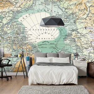 Linhas de mapa 3D L1909 Papel de parede removível Papel de parede autoadesivo Extra grande Peel & Stick Papel de parede Mural AJ WALLPAPERS