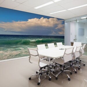 3D Wolke und Meer MM91 abnehmbare kommerzielle Tapete selbstklebende Händler Business Wallpaper Extra große Peel & Stick AJ WALLPAPERS