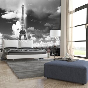3D Paris Eiffel Tower A825 verwisselbare wallpaper zelf klevende wallpaper extra grote Peel & stick Wallpaper Wallpaper muurschildering AJ WALLPAPERSS