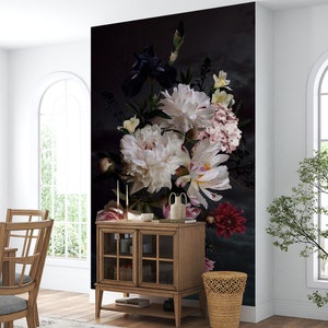 3d elegante flores l1438 papel de parede removível auto adesivo extra grande casca & vara papel de parede mural aj papéis de parede