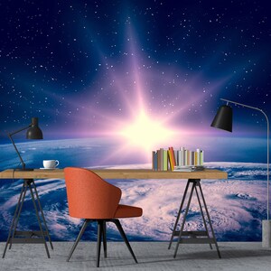 3D Universe Dazzling Light R6293 Fondo de pantalla extraíble Fondo de pantalla autoadhesivo Peel & Stick Wallpaper Wallpaper Mural AJ WALLPAPERS