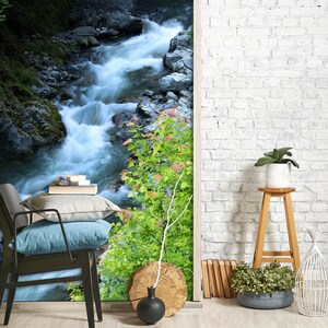 3D Happy Nature River L1480 verwijderbare wallpaper zelfklevend behang extra grote peel & stick behang muurschildering AJ WALLPAPERS