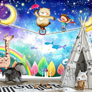 3D Fantasy Night Sky R1484 Verwijderbaar Behang Zelfklevend Behang Extra Grote Peel &Stick Wallpaper Wallpaper Mural AJ WALLPAPERS