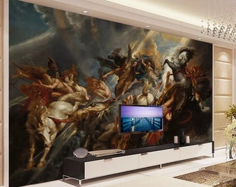 3D宗教ファンタジーアートR4865取り外し可能な壁紙自己接着壁紙特大