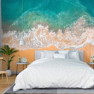 3D Simple Beach L1591 Papel pintado removible Papel pintado autoadhesivo Extra grande Peel & Stick Wallpaper Mural AJ WALLPAPERS