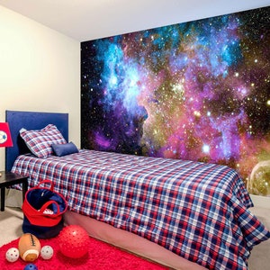 3D De color brillante Nebulosa L1845 Papel pintado extraíble Papel tapiz autoadhesivo Extra grande Peel & Stick Papel tapiz Papel tapiz Mural AJ FONDOS DE PANTALLA