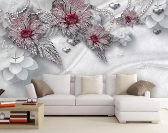 3D Red Abstract Flowers N134 Removable Wallpaper Self Adhesive - Etsy Australia 3D Red Abstract Flowers N134 Removable Wallpaper Self Adhesive - Etsy Australia