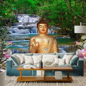 3D Forest River L1933 Ablösbare Tapete selbstklebende Tapete Extra große Peel & Stick Wallpaper Tapete Wandbild AJ HINTERGRUNDBILDER