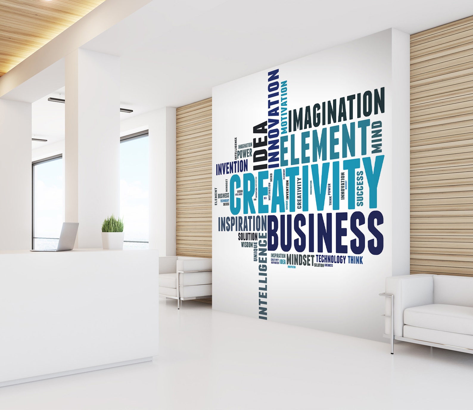 3D Business L314 Removable Wallpaper Self Adhesive Wallpaper Extra ...