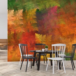 Papel de parede 3d natureza cor estilo r4065 papel de parede removível autoadesivo extra grande casca e bastão papel de parede mural aj