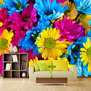 3D Noble Art Bloemen R5217 Verwijderbaar Behang Zelfklevend Behang Extra Grote Peel &Stick Wallpaper Wallpaper Mural AJ WALLPAPERS