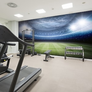 3D Stadium and Lights L120 abnehmbare Tapete selbstklebende Tapete extra groß Peel & Stick Tapete Wandbild AJ WALLPAPERS