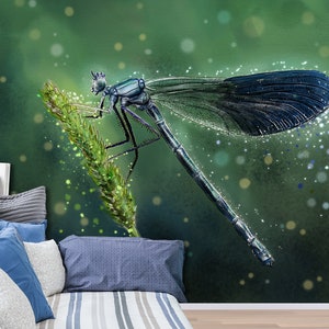 Luz de insectos 3D A1356 papel pintado extraíble autoadhesivo papel pintado extra grande Peel & Stick Wallpaper Mural AJ WALLPAPERS