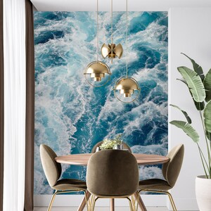 3D galoppierendes Meer L1087 Abnehmbare Tapete selbstklebende Tapete Extra große Peel & Stick Wallpaper Wallpaper Wandbild AJ HINTERGRUNDBILDER