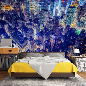 3D Fashionable City L1589 Papel pintado removible Papel pintado autoadhesivo Papel pintado extra grande Peel & Stick Papel pintado Mural AJ WALLPAPERS