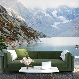 3D Ancient Mountains L1628 Papel pintado removible Papel pintado autoadhesivo Extra grande Peel & Stick Wallpaper Mural AJ WALLPAPERS
