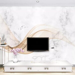 3D luz ondas F74 papel pintado extraíble autoadhesivo papel pintado extra grande Peel & Stick Wallpaper Wallpaper Mural AJ WALLPAPERS