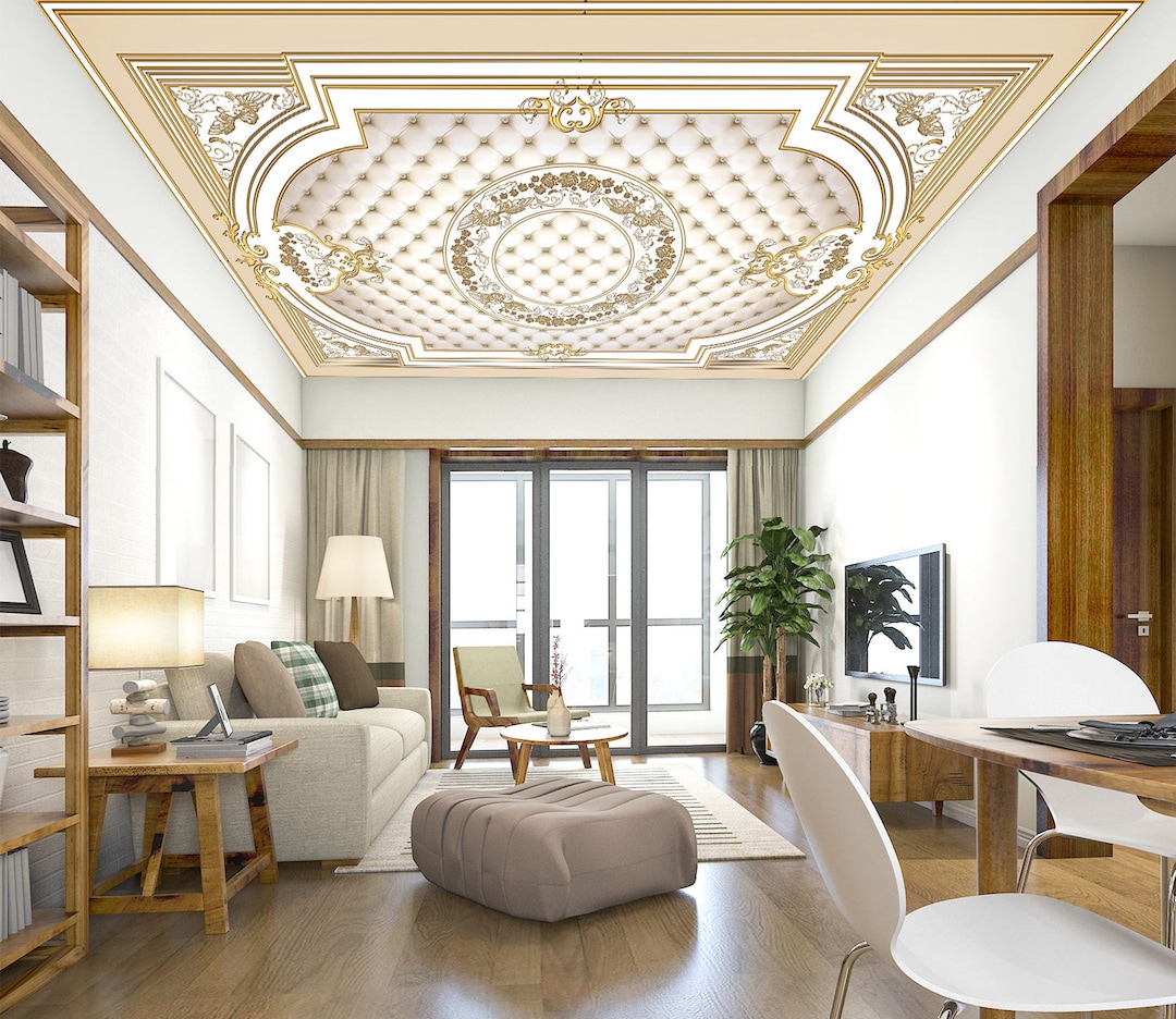 Noble Patterns 3D Noble Patterns CA3225 Ceiling Wallpaper Removable Self Adhesive ...