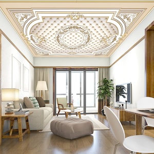 3D Edele Patronen CA3225 Plafond Behang Verwijderbare Zelfklevende Wallpaper Grote Peel & Stick Wallpaper Muurschildering AJ WALLPAPERS