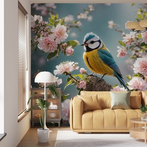 3D Tier Vogel L2142 Abnehmbare Tapete selbstklebende Tapete Extra große Peel & Stick Wallpaper Wallpaper Wandbild AJ HINTERGRUNDBILDER