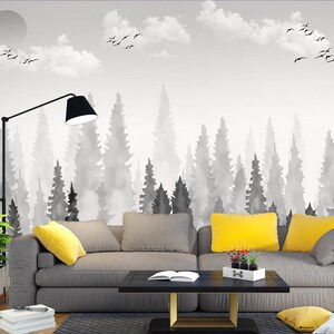 3D Ink Wald L2370 Entfernbare Tapete Selbstklebende Tapete Extra Großes Wandbild AJ WALLPAPERS
