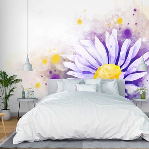 3D Gentle Flowers L1276 Papel pintado removible Papel pintado autoadhesivo Extra grande Peel & Stick Wallpaper Mural AJ WALLPAPERS