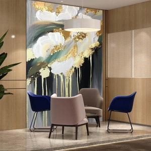 3D Fantasy Marble L2504 Papel pintado removible Papel pintado autoadhesivo Extra grande Peel & Stick Wallpaper Mural AJ WALLPAPERS