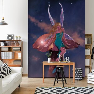 3D un hada deseo C214 papel pintado extraíble autoadhesivo papel pintado extra grande Peel & Stick Wallpaper Mural AJ WALLPAPERS Vincent