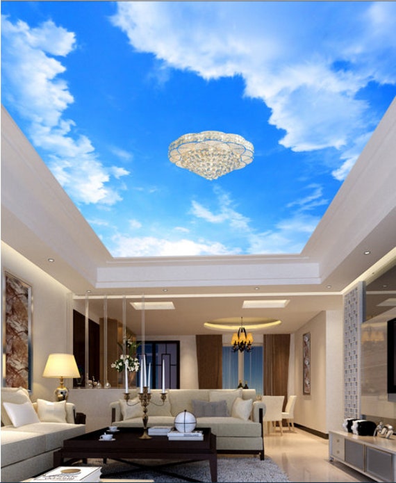 Pvc 3D Sky Cloud Ceiling Wallpaper at Best Price in New Delhi  Berrisol   Illusion Decors