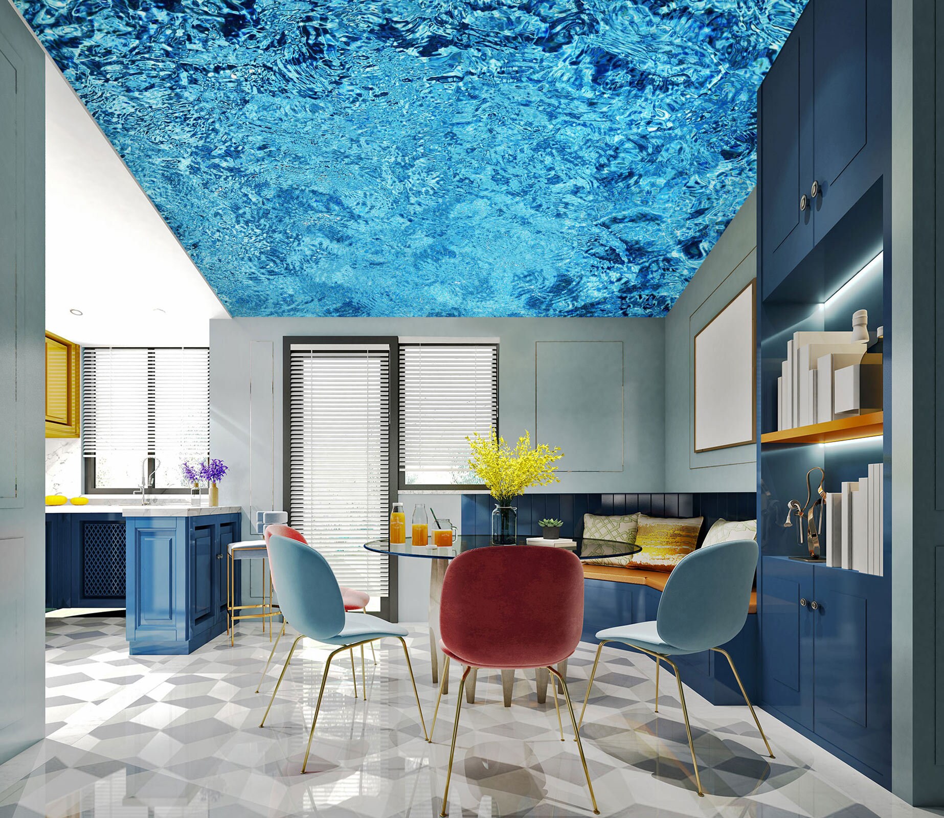 Beibehang Papel De Parede Hudas Beauty Luxury European Marble Texture Golden Pearl Ceiling Wallpaper Wall Papers Home Decor Wallpapers AliExpress