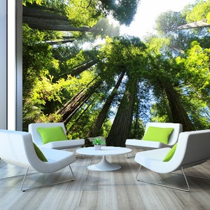3D Ruhige grüne Wald R5219 abnehmbare Tapete selbstklebend Tapete extra groß Peel & Stick Tapete Tapete Wandbild AJ WALLPAPERS