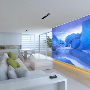3D Mooie Ijsbergen R5240 Verwijderbaar Behang Zelfklevend Behang Extra Grote Peel &Stick Wallpaper Wallpaper Mural AJ WALLPAPERS