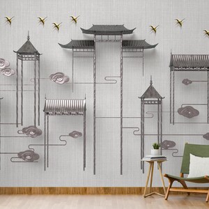 3D Goldene Vögel L1159 Ablösbare Tapete selbstklebende Tapete Extra große Peel & Stick Wallpaper Tapete Wandbild AJ HINTERGRUNDBILDER