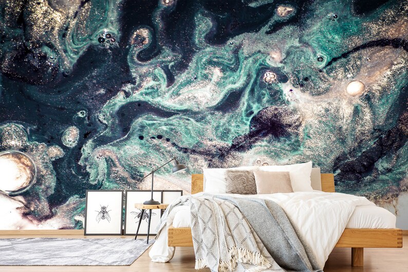 3D Abstract Water A980 Removable Wallpaper Self Adhesive Wallpaper Extra Large Peel /& Stick Wallpaper Wallpaper Mural AJ WALLPAPERSS