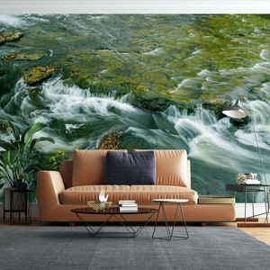 3D Water Art Style L1248 Papel pintado extraíble Papel tapiz autoadhesivo Extra grande Peel & Stick Wallpaper Wallpaper Mural AJ WALLPAPERS