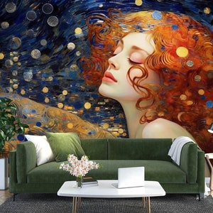 3D Charming Beauty L2131 Papel pintado removible Papel pintado autoadhesivo Papel pintado extra grande Peel & Stick Papel pintado Mural AJ WALLPAPERS