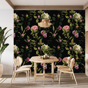 3D Flores Brancas L1332 Papel de Parede Removível Papel de Parede Autoadesivo Extra Grande Peel & Stick Papel de Parede Mural AJ PAPÉIS DE PAREDE