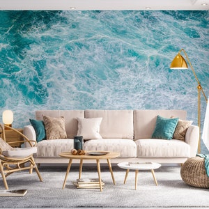 3D Dream Blue Sea L1047 Abnehmbare Tapete selbstklebende Tapete Extra große Peel & Stick Wallpaper Wallpaper Wandbild AJ HINTERGRUNDBILDER