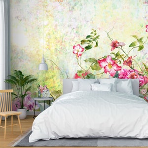 3D Linda pintura de flores L1249 Papel pintado removible Papel pintado autoadhesivo Papel pintado extra grande Peel & Stick Papel pintado Mural AJ WALLPAPERS