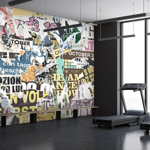 3D Times Poster L124 Papel pintado extraíble Papel tapiz autoadhesivo Extra grande Peel & Stick Papel tapiz Papel tapiz Mural AJ FONDOS DE PANTALLA