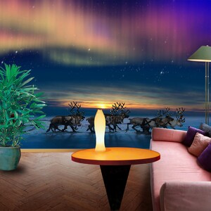 3D Romantische Aurora R4361 abnehmbare Tapete selbstklebend Tapete extra groß Peel & Stick Tapete Tapete Wandbild AJ WALLPAPERS