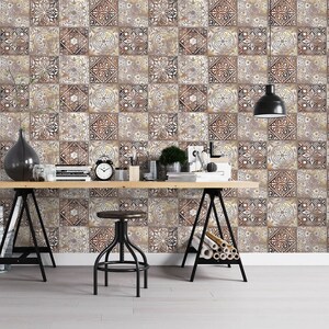 3D Retro Fun Squares R6408 Fondo de pantalla extraíble Fondo de pantalla autoadhesivo Papel tapiz extra grande Peel & Stick Wallpaper Wallpaper Mural AJ WALLPAPERS