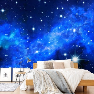 3D Starry Sky Dreamlike FJF358 abnehmbare Tapete selbstklebende Tapete Extra große Peel & Stick Wallpaper Wallpaper Wandbild AJ WALLPAPERS