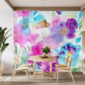 3D Aquarell Traum L1837 Ablösbare Tapete selbstklebende Tapete Extra große Peel & Stick Wallpaper Wallpaper Wandbild AJ HINTERGRUNDBILDER