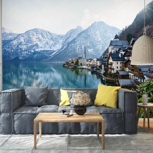 3D Nice Snow Mountain L2244 Papel pintado removible Papel pintado autoadhesivo Papel pintado extra grande Peel & Stick Papel pintado Mural AJ WALLPAPERS